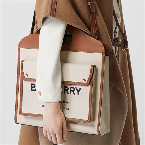 burberry two tone pocket bag|Burberry medium pocket bag.